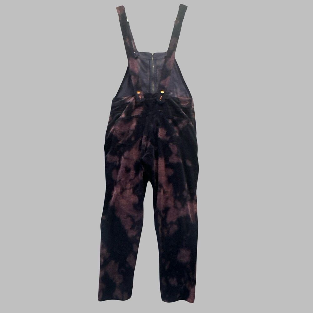 Anthropologie Black and Orange Women Jeans Overalls - Picture 6 of 16